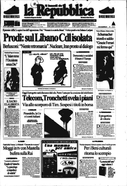 Il lunedì de La repubblica